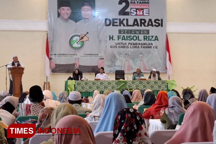 Relawan Faisol Riza Deklarasi Menangkan Gus Haris-Ra Fahmi di Pilkada Kabupaten Probolinggo