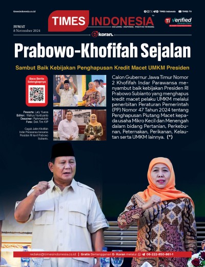 Edisi Jumat, 8 November 2024: E-Koran, Bacaan Positif Masyarakat 5.0