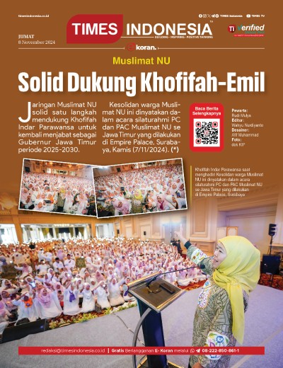 Edisi Jumat, 8 November 2024: E-Koran, Bacaan Positif Masyarakat 5.0