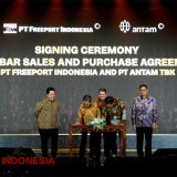 ANTAM Beli 30 Ton Emas Produksi Freeport Indonesia sebagai Wujud Hilirisasi