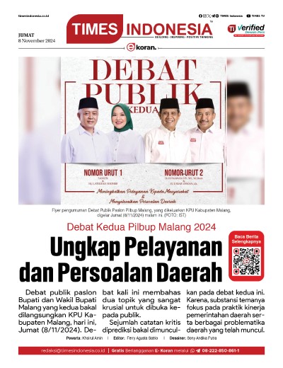 Edisi Jumat, 8 November 2024: E-Koran, Bacaan Positif Masyarakat 5.0