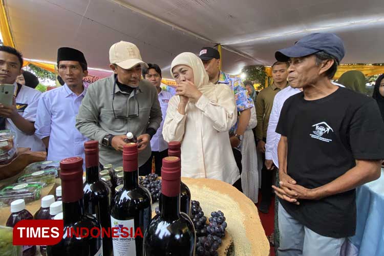 Festival Anggur Krejengan; Khofifah Dukung Anggur sebagai Ikon Probolinggo