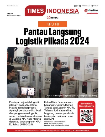 Edisi Sabtu, 9 November 2024: E-Koran, Bacaan Positif Masyarakat 5.0