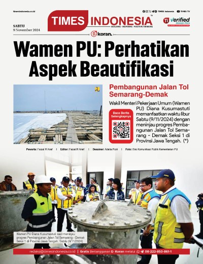 Edisi Sabtu, 9 November 2024: E-Koran, Bacaan Positif Masyarakat 5.0