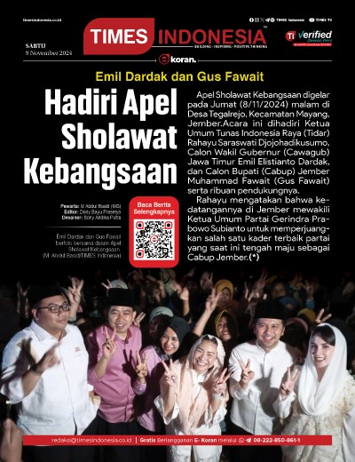 Edisi Sabtu 9 November 2024: E-Koran, Bacaan Positif Masyarakat 5.0