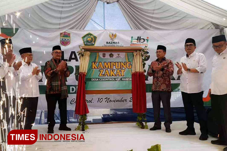 Luncurkan Kampung Zakat Keempat, Cara Baznas Ciamis Tebar Manfaat Rukum Islam Ketiga