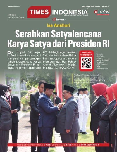 Edisi Minggu, 10 November 2024: E-Koran, Bacaan Positif Masyarakat 5.0