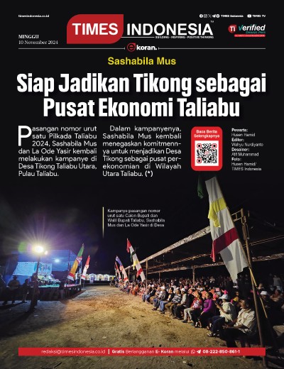 Edisi Minggu, 10 November 2024: E-Koran, Bacaan Positif Masyarakat 5.0