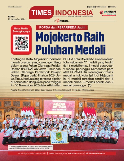 Edisi Senin, 11 November 2024: E-Koran, Bacaan Positif Masyarakat 5.0