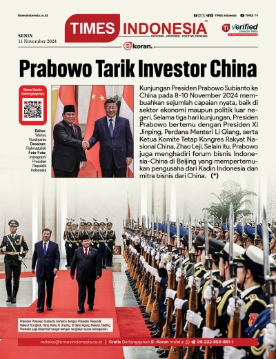 Edisi Senin, 11 November 2024: E-Koran, Bacaan Positif Masyarakat 5.0