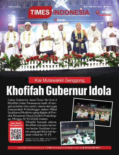 	Edisi Senin, 11 November 2024: E-Koran, Bacaan Positif Masyarakat 5.0