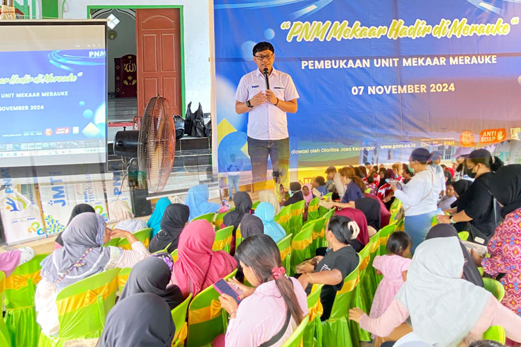 PT Permodalan Nasional Madani (PNM) meresmikan unit Mekaar baru di Merauke, Papua Selatan. (Foto: PNM)