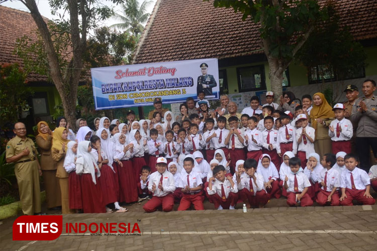 Wajah Bahagia Siswa-Siswi di Kota Malang Dapat Makan Gratis dari Makota Peduli Gizi Anak