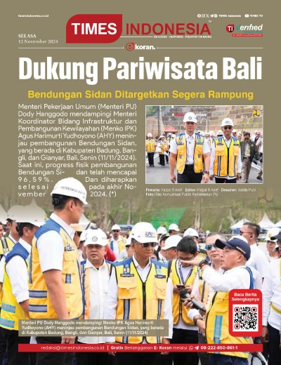 Edisi Selasa, 12 November 2024: E-Koran, Bacaan Positif Masyarakat 5.0