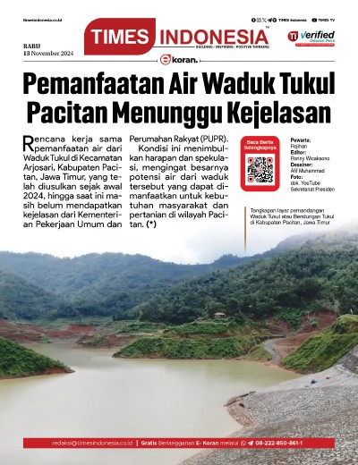 Edisi Rabu 13 November 2024: E-Koran, Bacaan Positif Masyarakat 5.0