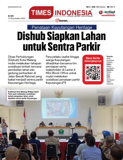 Edisi Rabu, 13 November 2024: E-Koran, Bacaan Positif Masyarakat 5.0