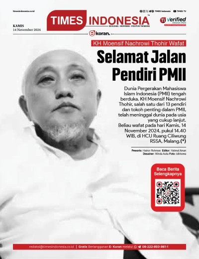 Edisi Kamis, 14 November 2024: E-Koran, Bacaan Positif Masyarakat 5.0