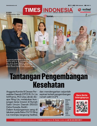 Edisi Kamis, 14 November 2024: E-Koran, Bacaan Positif Masyarakat 5.0