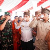 Pangdam V Brawijaya Berpartisipasi dalam Gerakan Minum Susu di Pasuruan