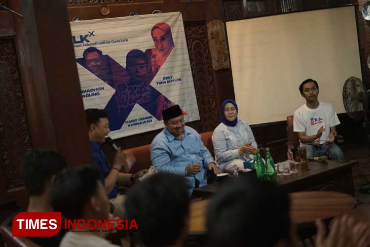 Hadiri TalkShow X tentang Kewirausahaan, Cabup Warsubi Dinilai Menginspirasi Kaum Muda