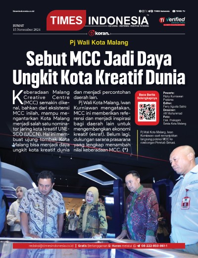 Edisi Jumat, 15 November 2024: E-Koran, Bacaan Positif Masyarakat 5.0