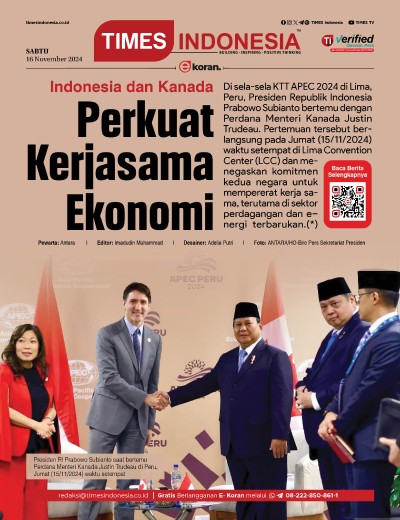 Edisi Sabtu, 16 November 2024: E-Koran, Bacaan Positif Masyarakat 5.0