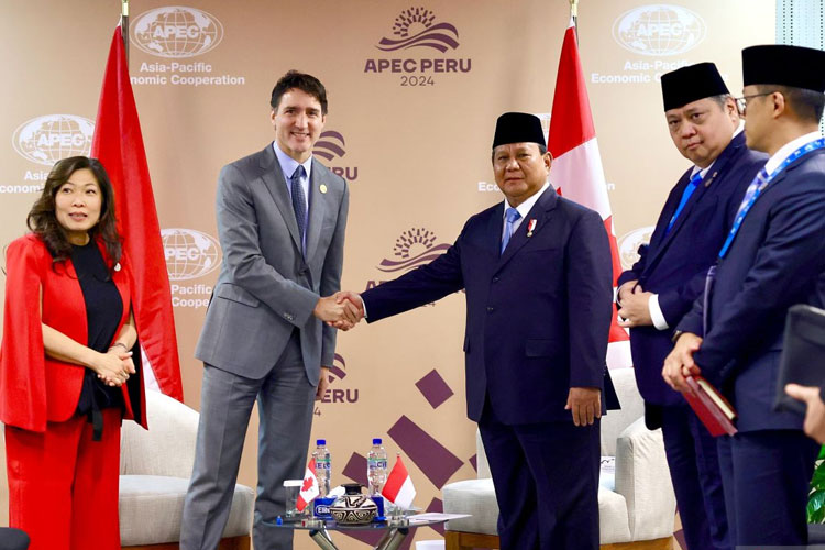 Prabowo dan Trudeau Perkuat Hubungan Kerjasama Ekonomi Indonesia-Kanada