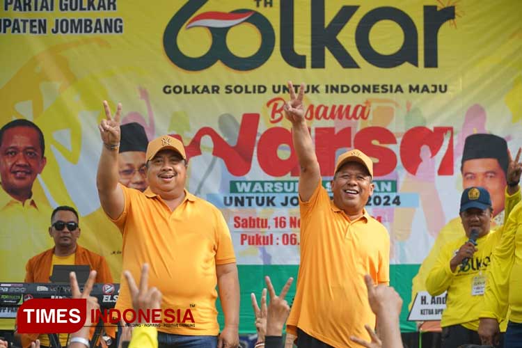 Ketua DPD Golkar Jombang Intruksikan Ribuan Kader Menangkan Warsubi-Salman di Pilkada Jombang