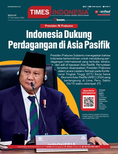 Edisi Minggu 17 November 2024: E-Koran, Bacaan Positif Masyarakat 5.0