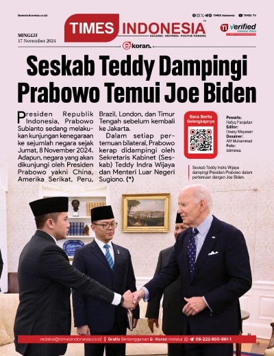 Edisi Minggu, 17 November 2024: E-Koran, Bacaan Positif Masyarakat 5.0