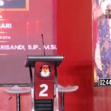 Debat Ketiga Pilkada Kota Mojokerto: Paslon No 2 Tidak Hadir, Juned Bertanya pada Podium Kosong