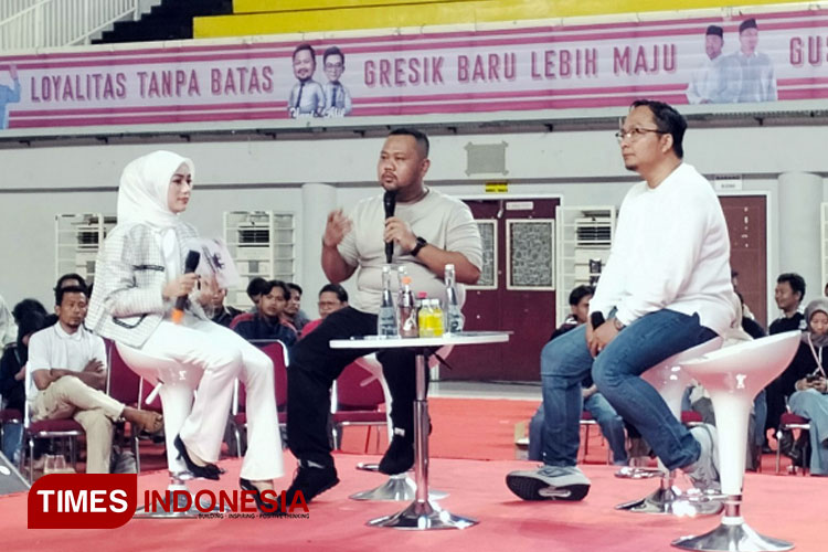 Dialog Interaktif Bersama Pemuda Gresik, Paslon Yani - Alif Beberkan Program Khusus