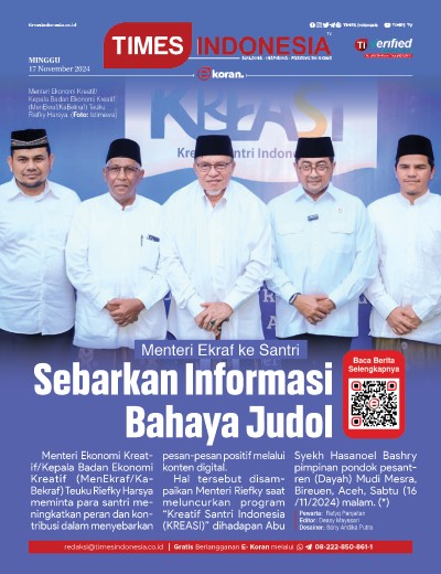 Edisi Minggu 17 November 2024: E-Koran, Bacaan Positif Masyarakat 5.0