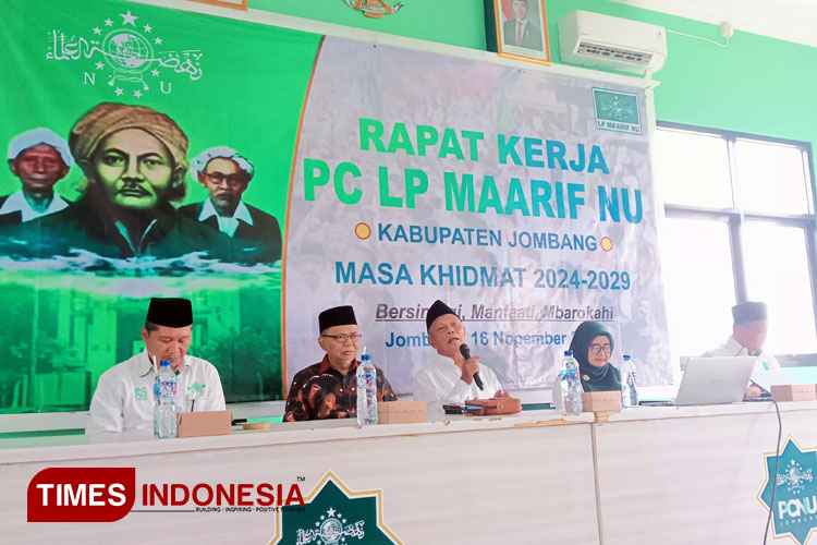 LP Maarif NU Jombang Gelar Rapat Kerja, Bahas Strategi Pendidikan Berkualitas