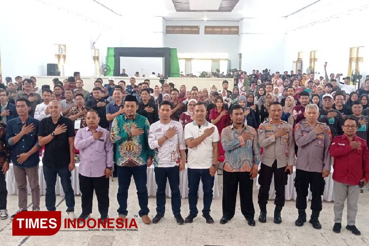 KPU Kabupaten Kediri Gelar Simulasi Pemungutan dan Penghitungan Suara Pilkada 2024