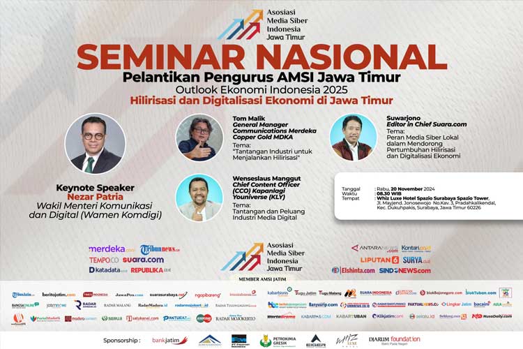 AMSI Jawa Timur Gelar Seminar Nasional Hilirisasi dan Digitalisasi Ekonomi