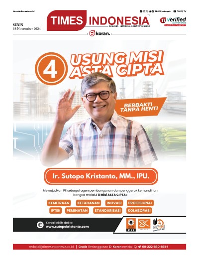 	Edisi Senin, 18 November 2024: E-Koran, Bacaan Positif Masyarakat 5.0