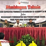 Jelang Coblosan, Bawaslu Magetan Gelar Bimtek Penguatan Kapasitas Panwascam