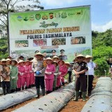 Wujudkan Ketahanan Pangan, Polres Tasikmalaya Luncurkan Pekarangan Pangan Bergizi