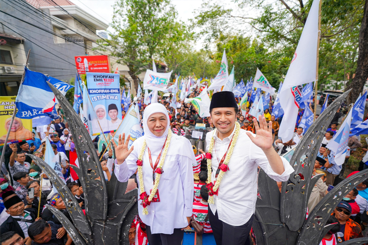 Debat Terakhir Pilgub Jatim, Khofifah-Emil Unggul di Polling TIMES TV