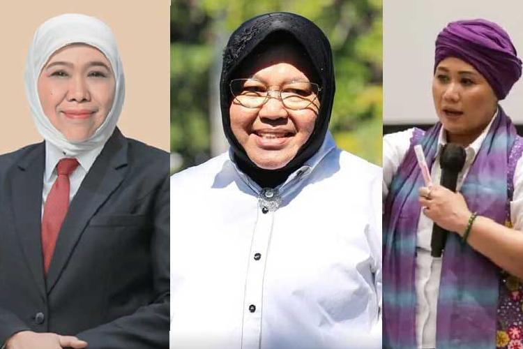 Hasil 4 Survei Pilkada Jatim 2024,  Khofifah Masih Unggul, Luluk dan Risma Tertinggal