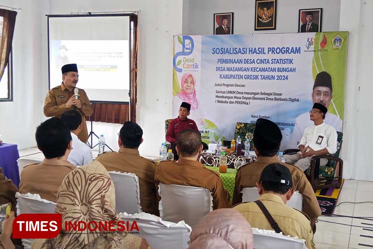 BPS Gresik Proyeksikan Masangan Jadi Desa Cinta Statistik