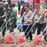 Luncurkan Gugus Ketahanan Pangan, Kapolri Bersama Panglima TNI Tanam Jagung di Sidoarjo