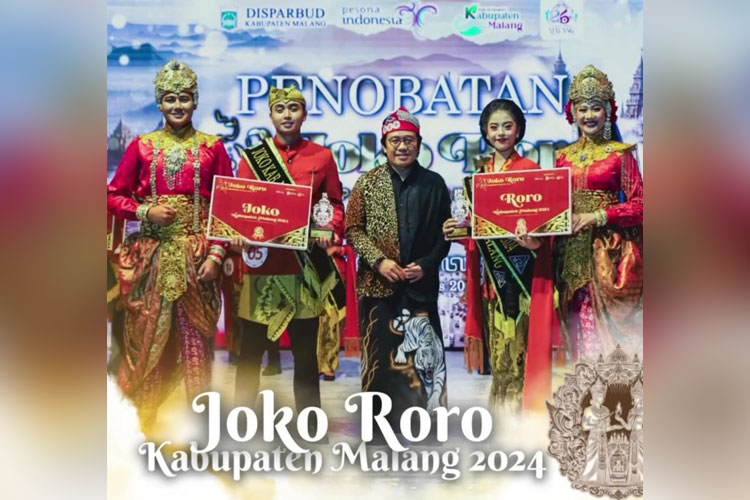 Joko Roro Kabupaten Malang 2024 ssat malam penobatan (3/8/2024). (Foto: Instagram/jokororokabmalang)