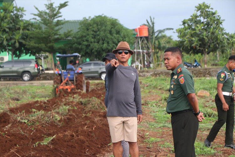 Pangdivif 3 Kostrad Tinjau Lahan Ketahanan Pangan di Gowa, Dorong Kemandirian Pangan Nasional