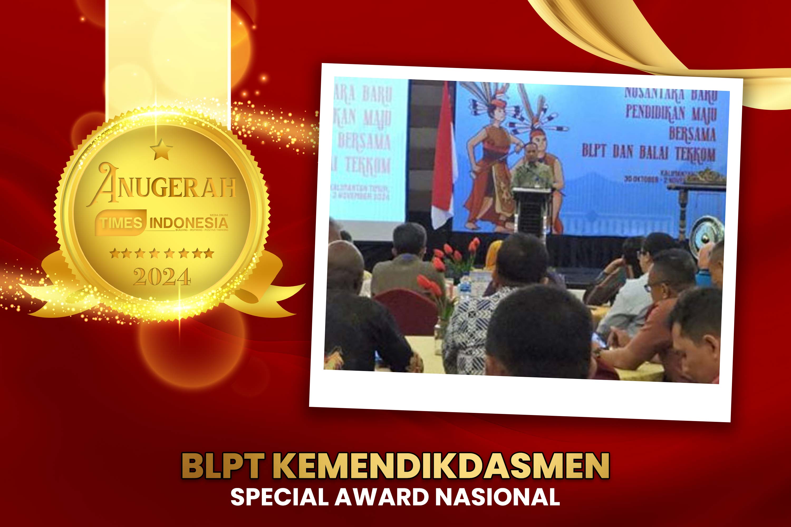 BLPT Kemendikdasmen Terima Penghargaan Innovative Institution of The Year di Bidang Difusi Inovasi Teknologi Pendidikan