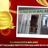 BAZNAS Kota Malang Raih Penghargaan Media Partnership Excellent