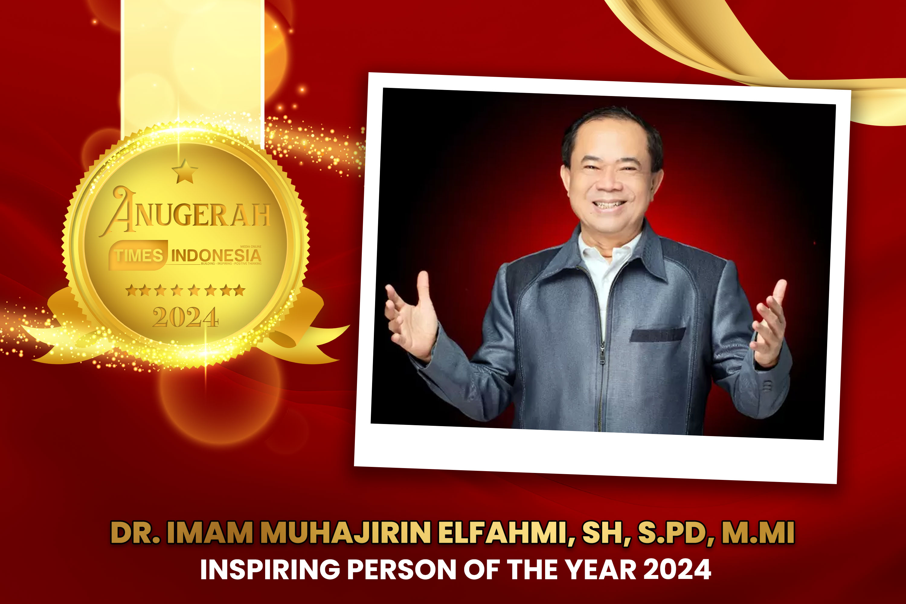 Coach Dr Fahmi, Dapatkan Penghargaan Inspiring Person of The Year 2024