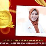 Fitriya Fajar Wati Dinobatkan Sebagai Dokter Inspiratif Malang Raya