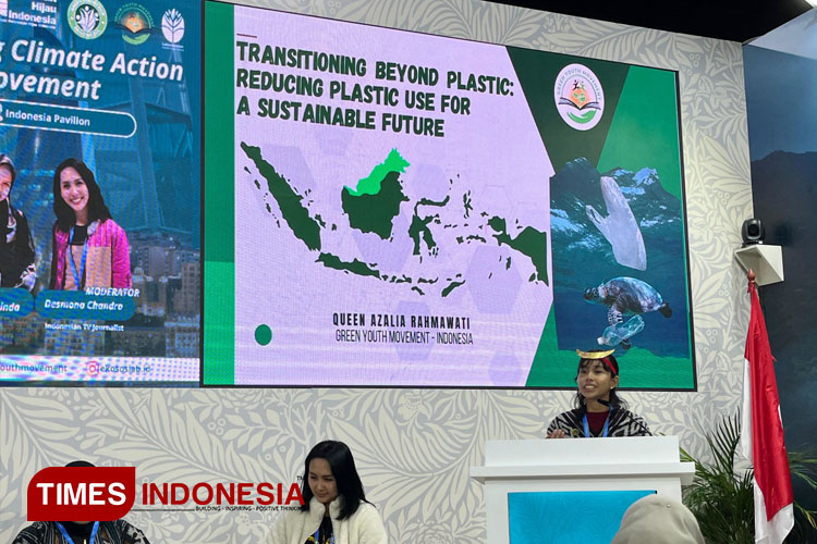 Keren! Queen Azalia Rahmawati Jadi Delegasi di COP29 di Azerbaijan, Bawa Misi Kurangi Plastik Sekali Pakai